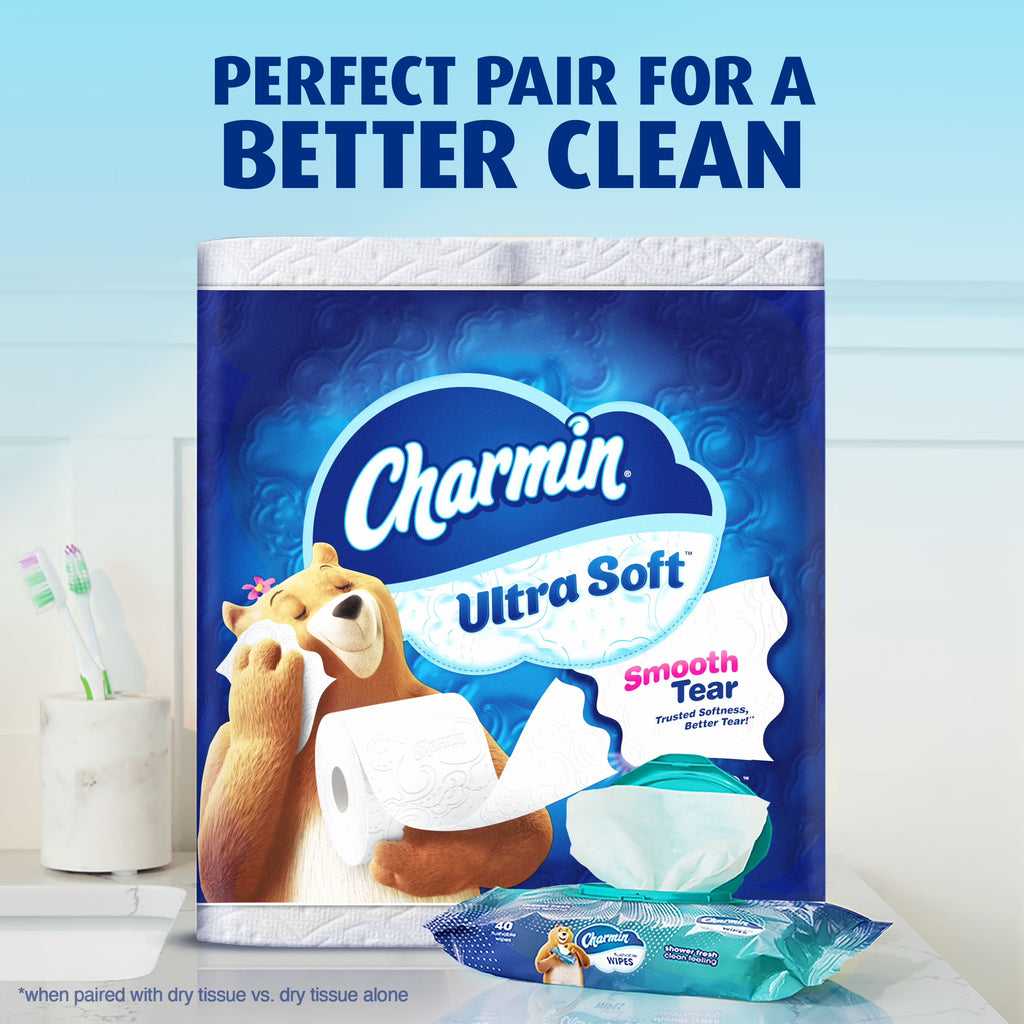 Ultra Soft Toilet Paper 12 Mega XL Rolls, 336 Sheets per Roll