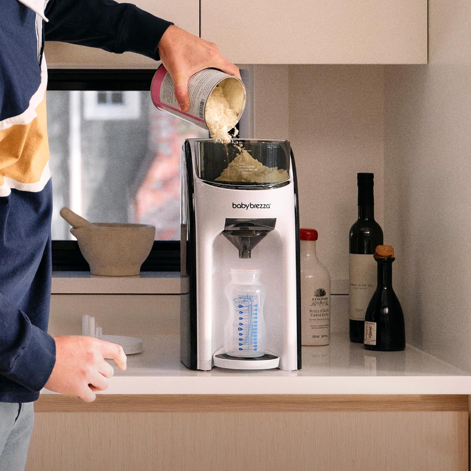 Formula Pro Advanced Formula Dispenser Machine - Automatically Mix a Warm Formula Bottle Instantly - Easily Make Bottle with Automatic Powder Blending, Charcoal