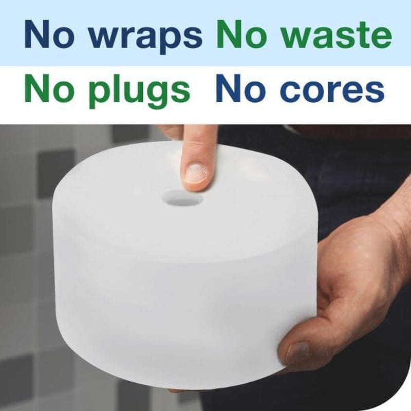 Optiserve High Capacity Coreless Toilet Paper White T5, Universal, 1 Ply, 18 X 2600 Sheets, 472889