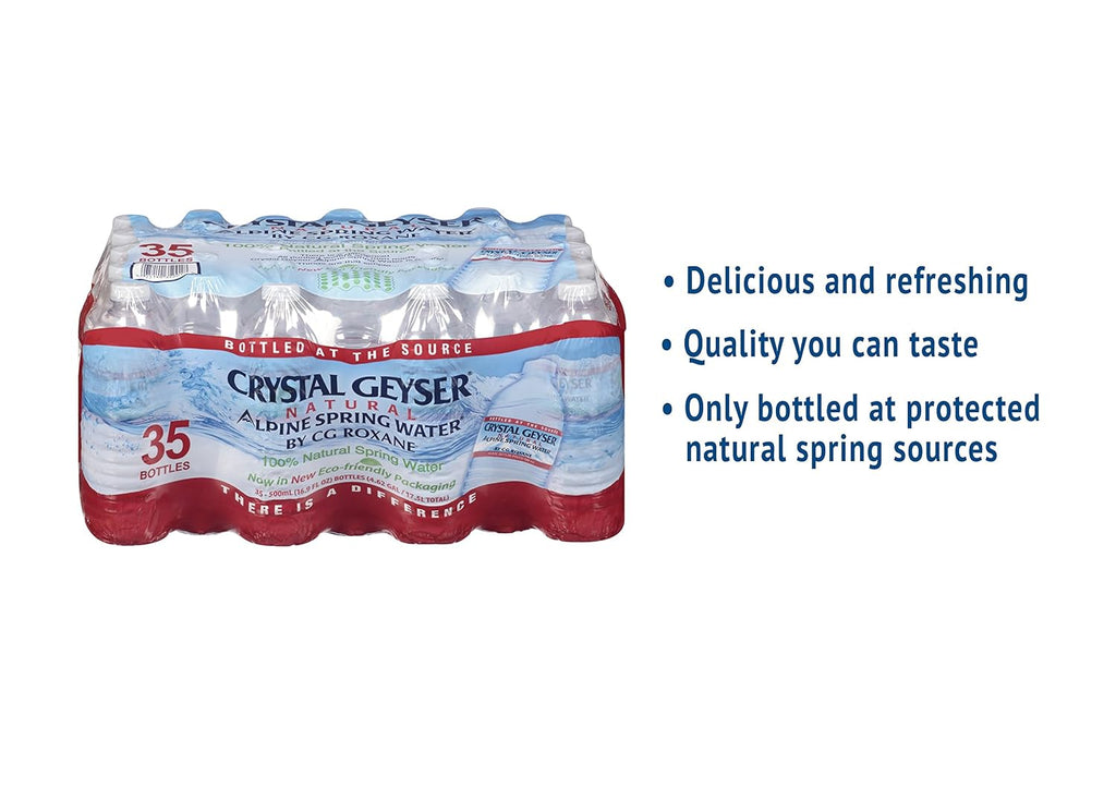 CGW35001PL Alpine Spring Water, 16.9 Oz. Bottles, Bottled at the Source (Pack of 1890)