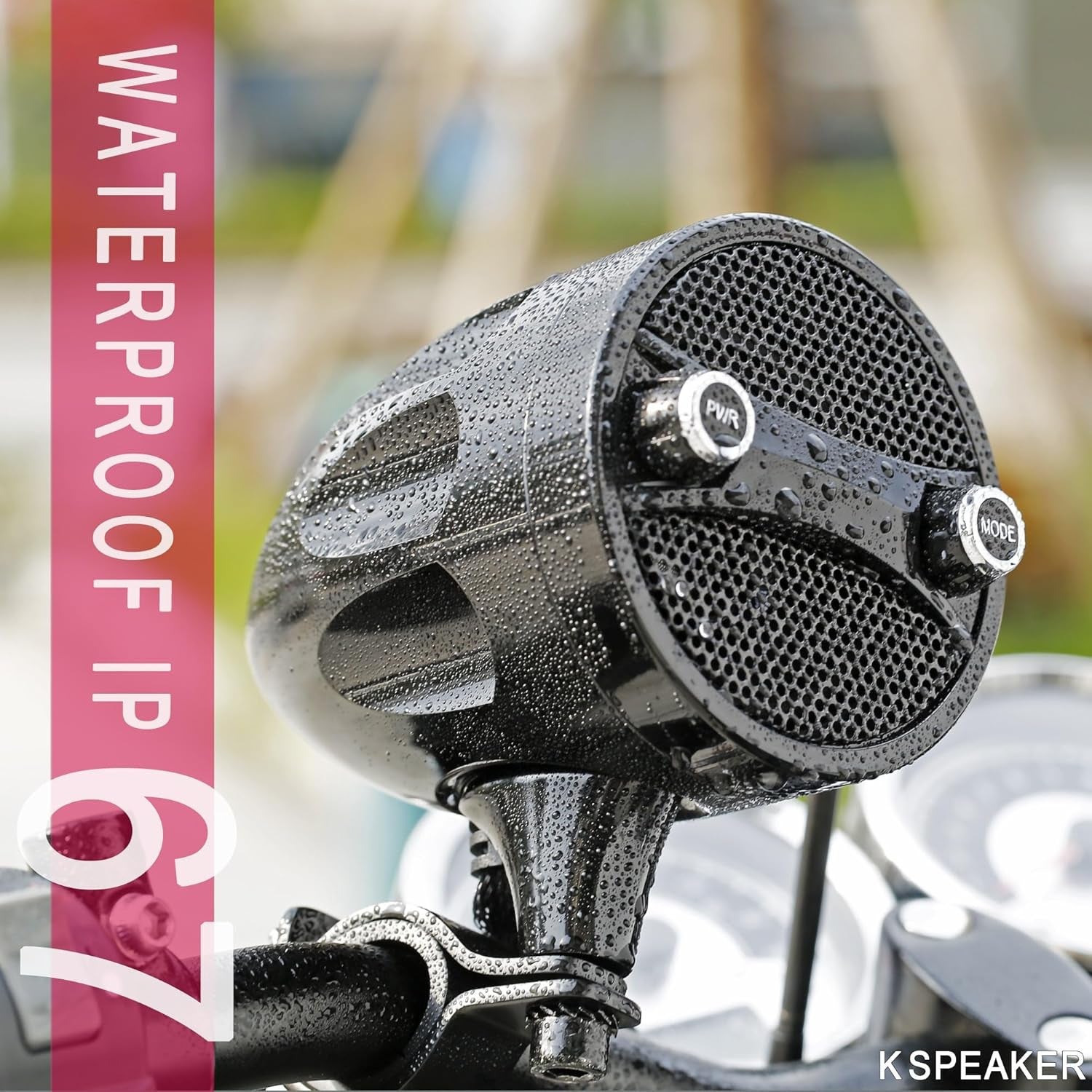 Motorcycle Speakers Motorcycle Bluetooth Speakers Motorcycle Speakers Bluetooth Waterproof Motorcycle Radio ATV Utv Sound System RZR Speakers Golf Cart Stereo System Jet Ski Speakers Sound Bar