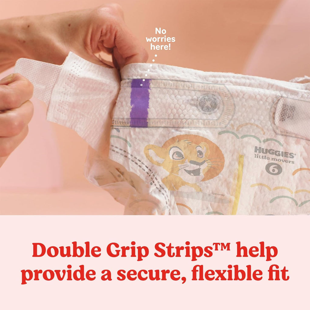 Huggies Size 3 Diapers, Little Movers Baby Diapers, Size 3 (16-28 Lbs), 68 Count