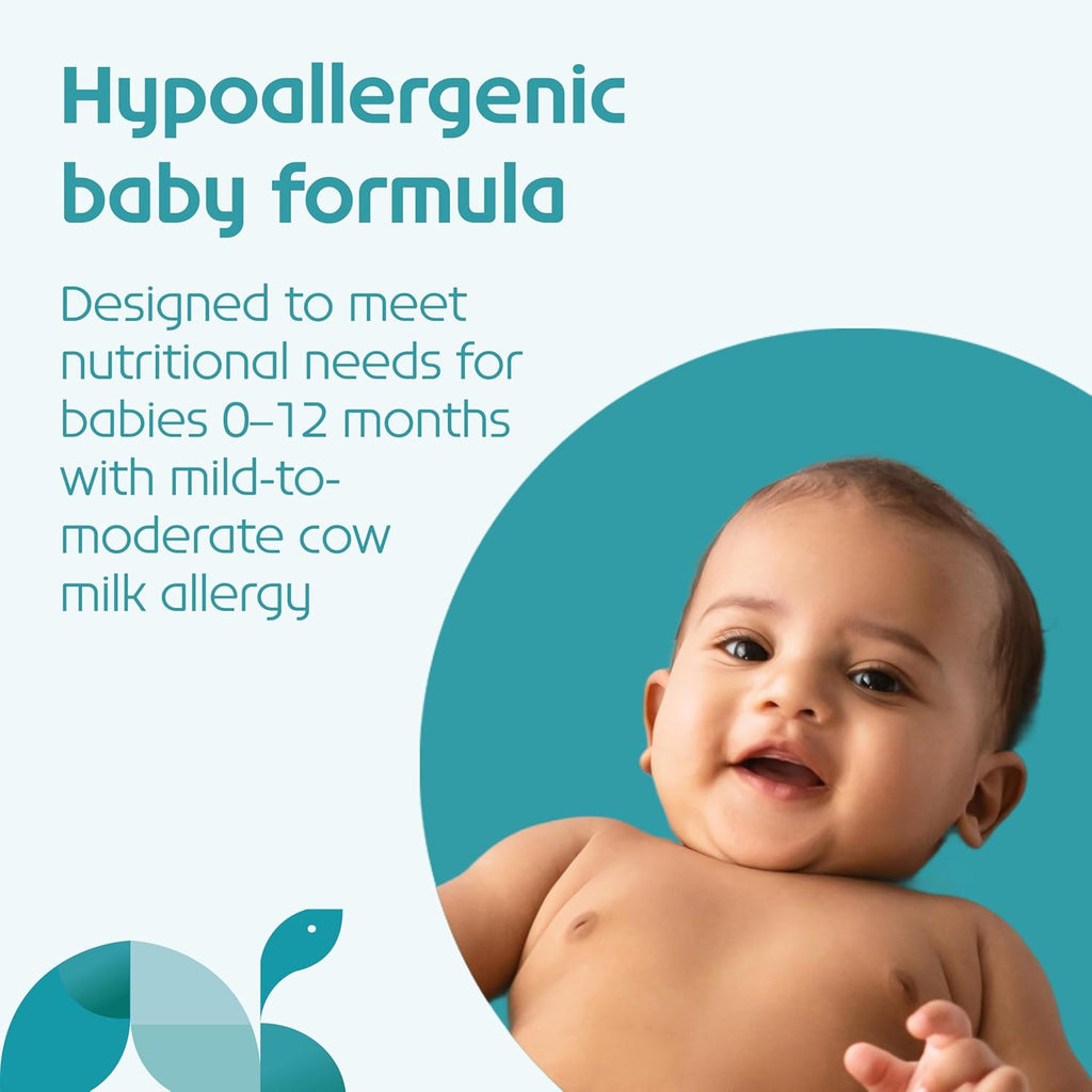 Pepticate Hypoallergenic Infant Formula for Relief of Cow Milk Allergy Symptoms, Nutritionally Complete Baby Milk with DHA, ARA & Prebiotics, Baby Formula Suitable from 0-12 Months, 13.2Oz