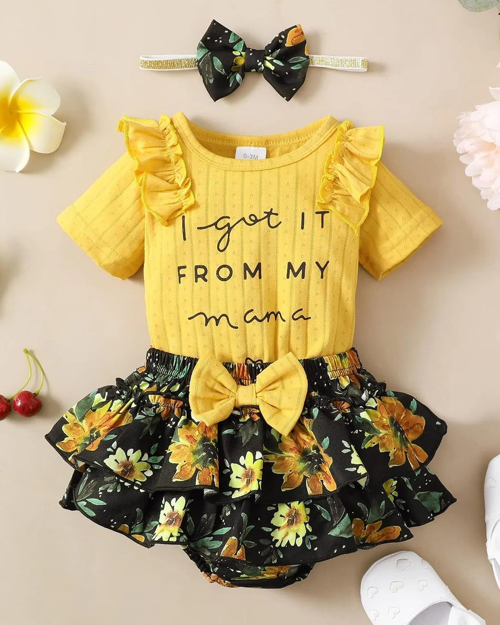 Newborn Infant Baby Girl Clothes Romper Shorts Set Floral Summer Outfits Cute Baby Clothes Girl