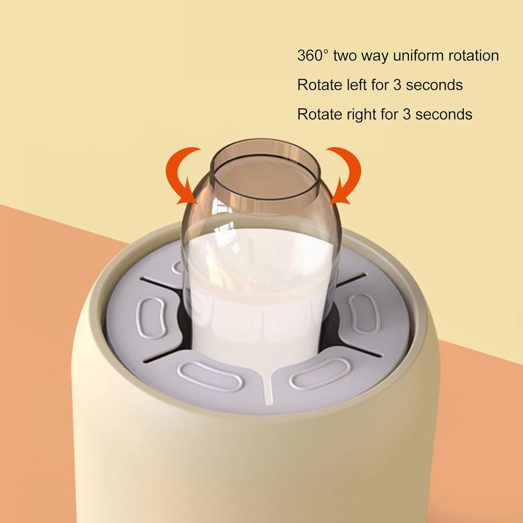 Automatic Baby Formula Mixer, Electric Milk Shaker Low Noise, USB Charging, 3 Mixing Modes for Infant Feeding to Avoid Lumpy Reduce Bubbles