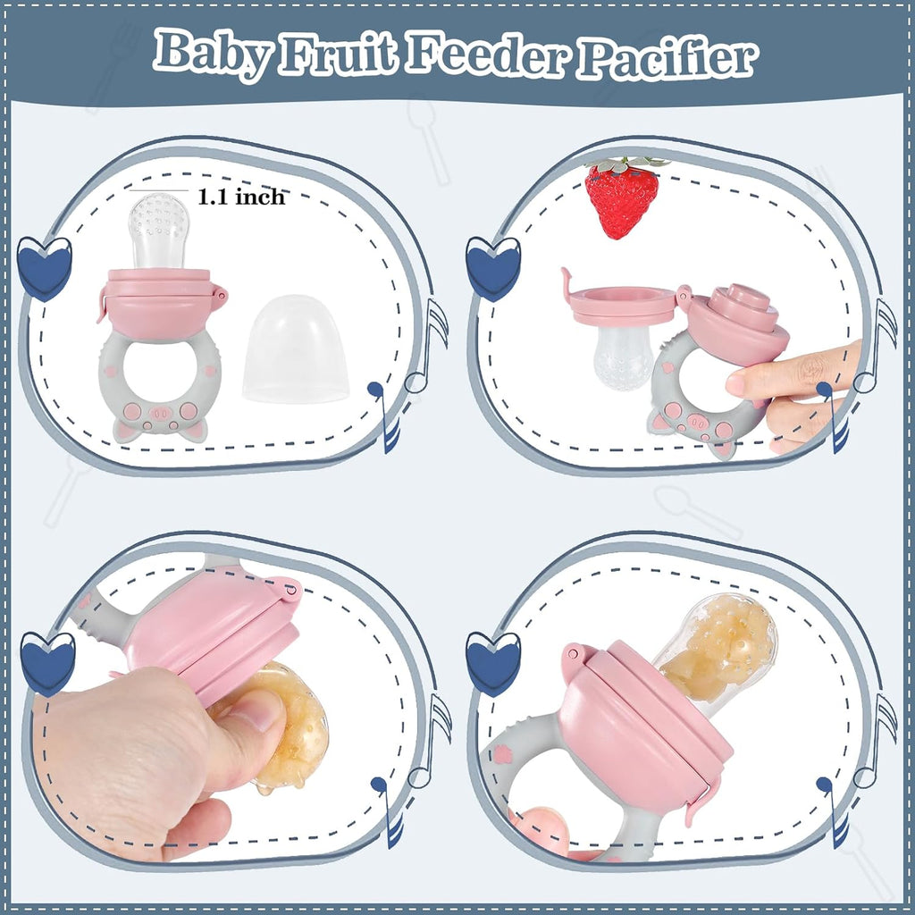 Silicone Baby Feeding Set 10 Pcs Baby Led Weaning Supplies Suction Bowl Divided Plate Baby Bibs Fruit Feeder Pacifier Baby Spoons Forks Sippy Cup Utensil Sets Baby Essentials for Newborn Grey