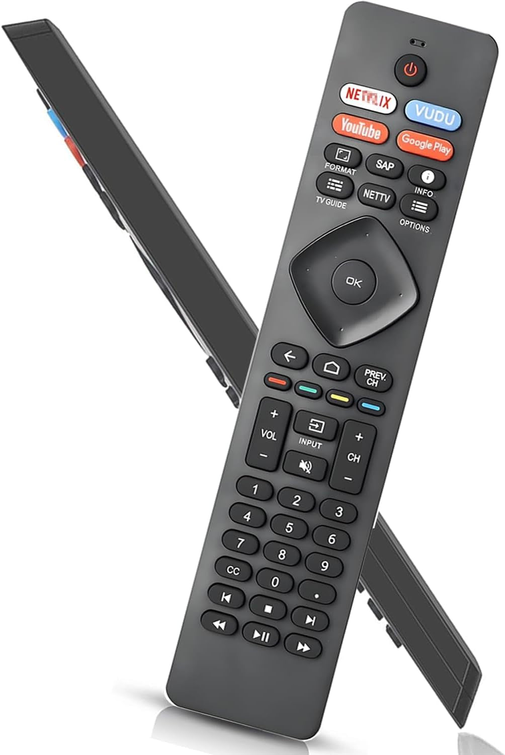 Replacement for Philips TV Remote Control, Compatible with All Philips Android LED/LCD/HDTV/UHD Smart Tvs (NH800UP)
