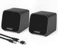 Computer Speakers for Desktop Pc,Desktop Speakers,Small Computer Speakers USB Powered 3.5Mm Aux Speaker