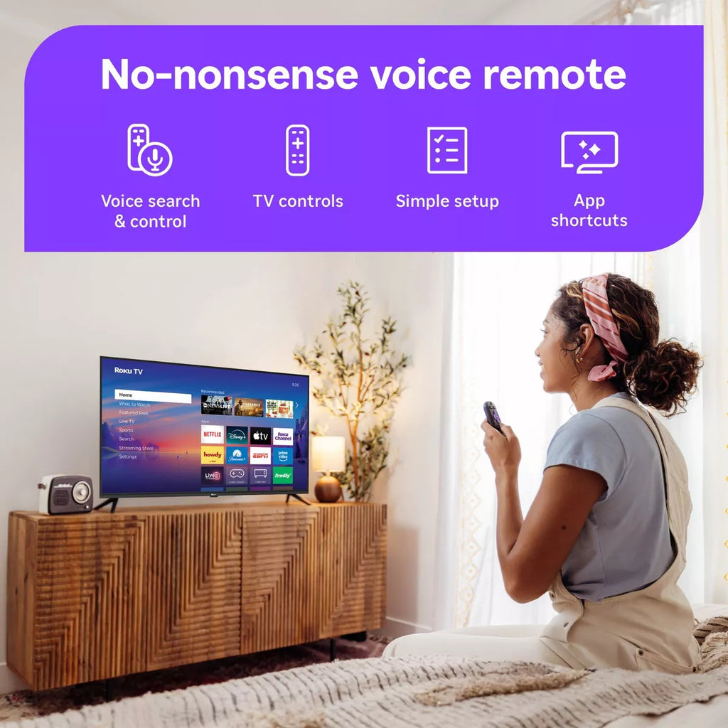 Roku 43" Select Series 4K HDR Smart Roku TV with Roku Voice Remote