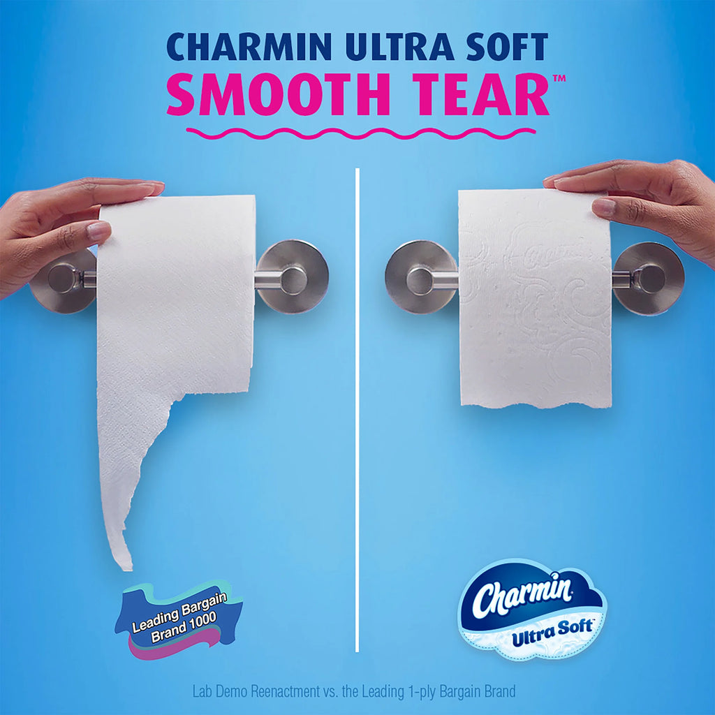 Ultra Soft Toilet Paper 12 Mega XL Rolls, 336 Sheets per Roll