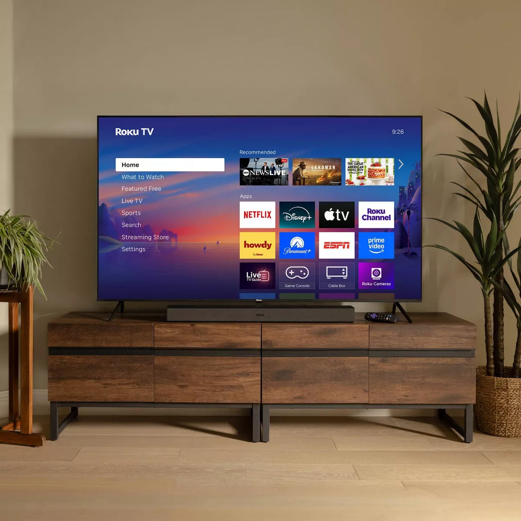 Roku 65" Select Series 4K HDR Smart Roku TV with Roku TV Remote: LED, Wi-Fi, HDMI