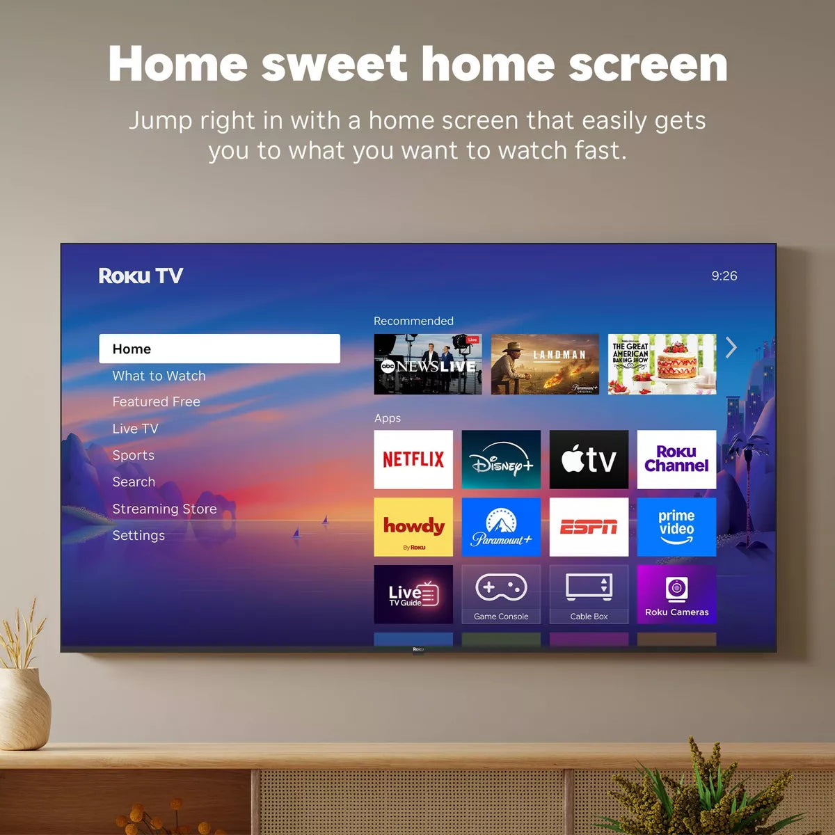 Roku 50" Select Series 4K HDR Smart Roku TV with Roku TV Remote