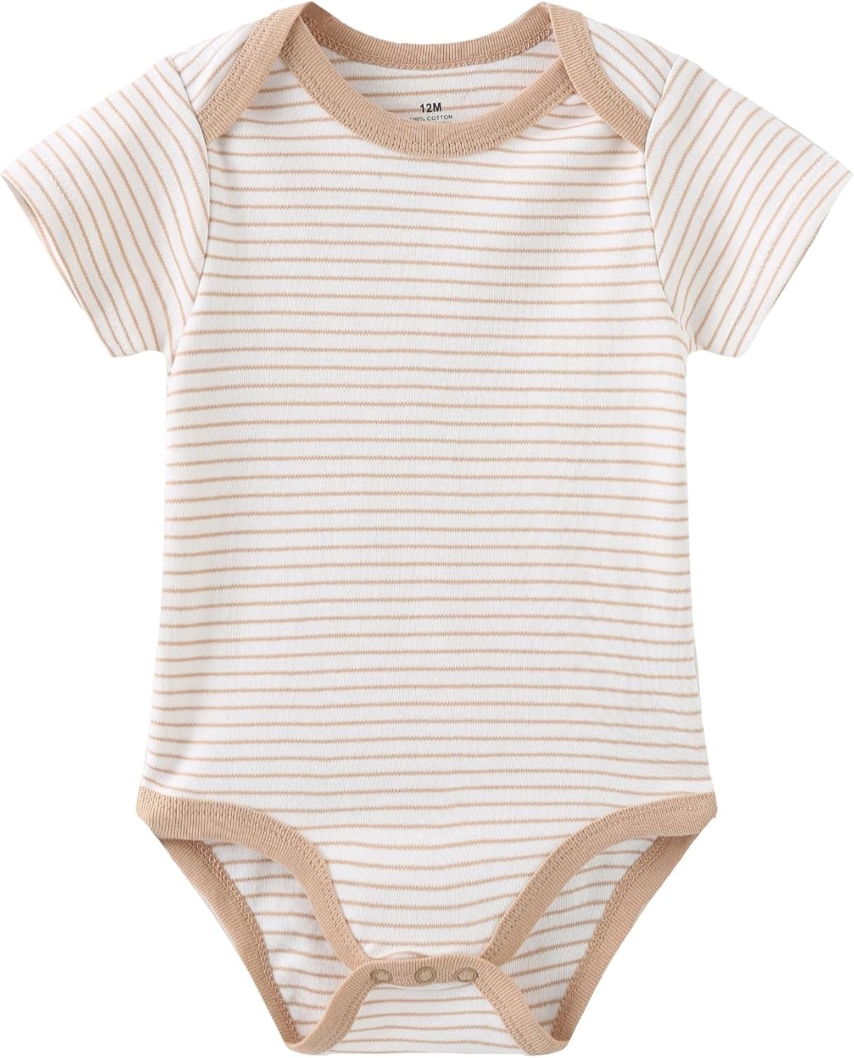 Baby Bodysuit Newborn Short Sleeve Baby One-Piece Cotton 5-Pack Baby Clothes
