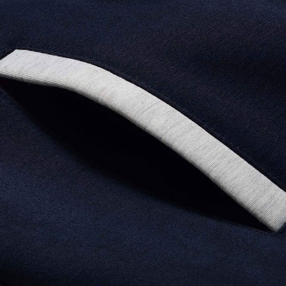 Men'S Casual Hooed Hoodies Thick Wool Warm Winter Jacket Coats