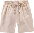 Kids Quick Dry Sport Shorts,Summer Children Kids Boy Girl Linen Casual Shorts Elastic Waist Pants Clothe L272