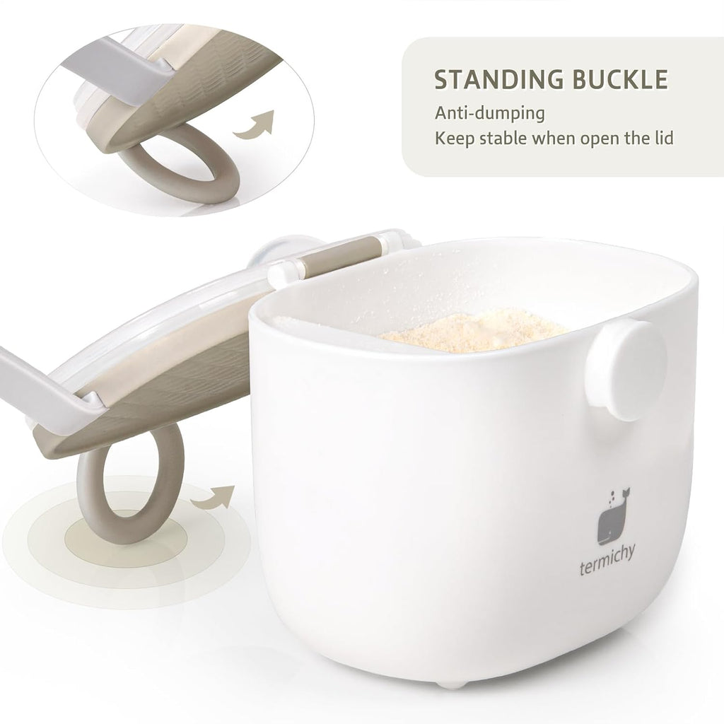 Baby Formula Dispenser, Portable Formula Dispenser Container with Scoop and Carry Handle for Travel Outdoor Activities for Baby Infant, 500Ml