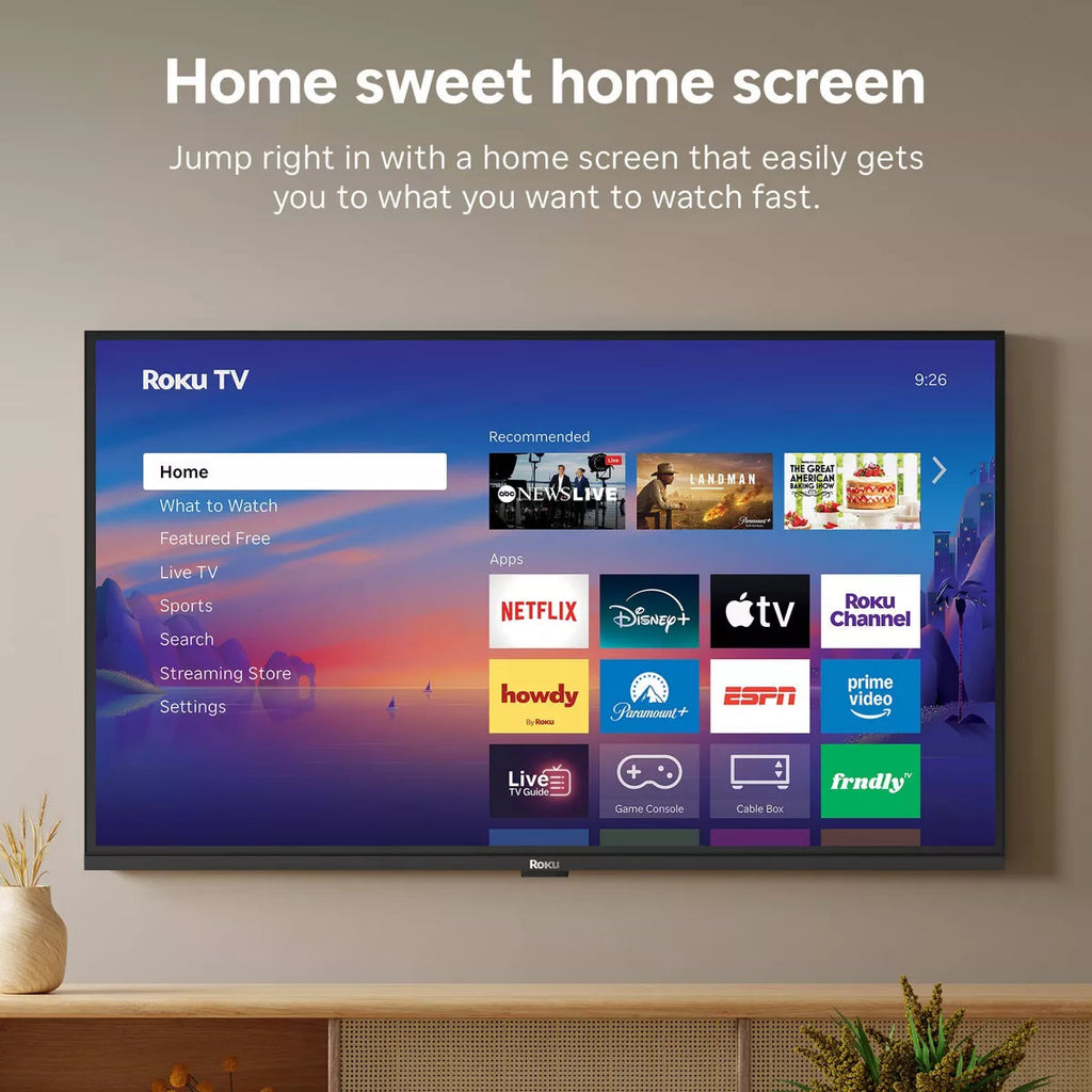 Roku 32" Select Series 720P HD Smart Roku TV with Roku TV Remote